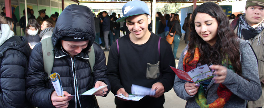 PACE ULS participa en ferias vocacionales de establecimientos educacionales de la región