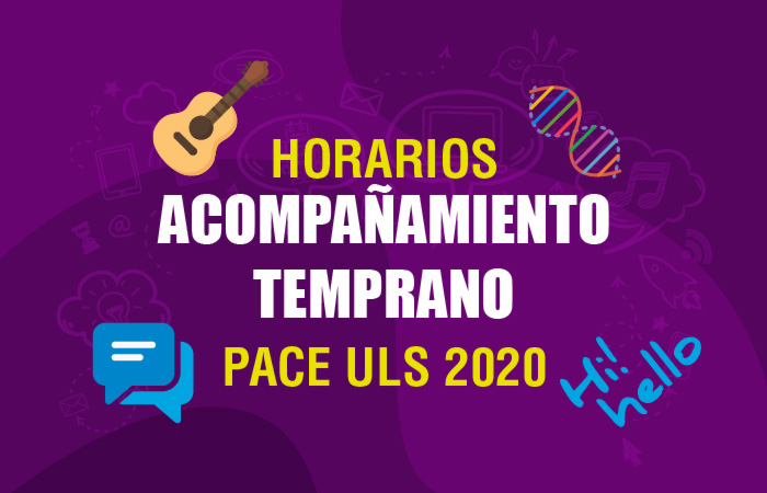 Programación de las últimas semanas de nivelación PACE