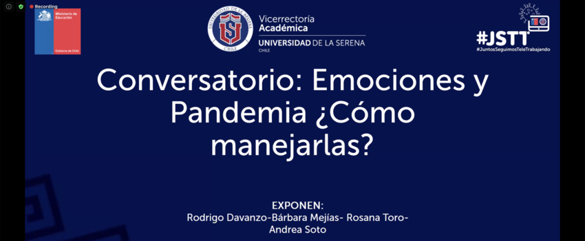 Profesionales ULS comparten distintas estrategias y orientaciones para enfrentar las emociones en tiempos de pandemia