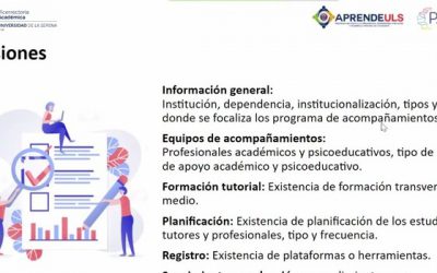 Programa APRENDE ULS realiza “Segundo Encuentro Red de Acompañamientos y Tutorías”