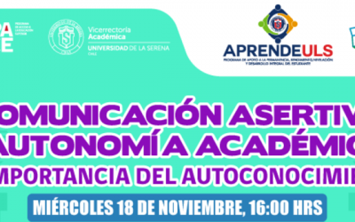Invitan a la comunidad estudiantil a ser parte del streaming sobre comunicación asertiva y autonomía académica
