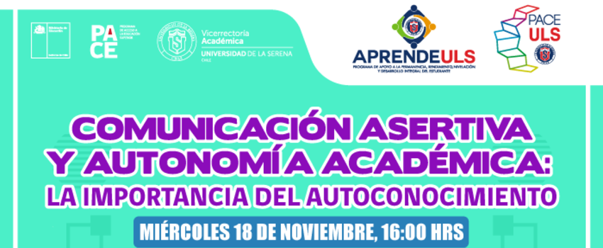 Invitan a la comunidad estudiantil a ser parte del streaming sobre comunicación asertiva y autonomía académica