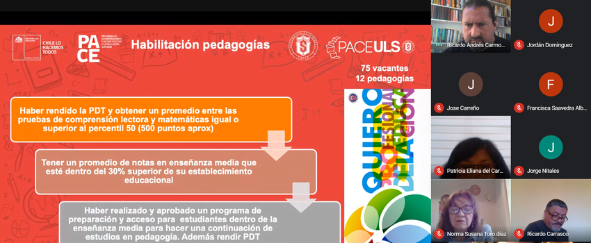 Equipo PACE desarrolla ciclo de talleres de habilidades transversales y exploración vocacional a estudiantes de la Región de Coquimbo