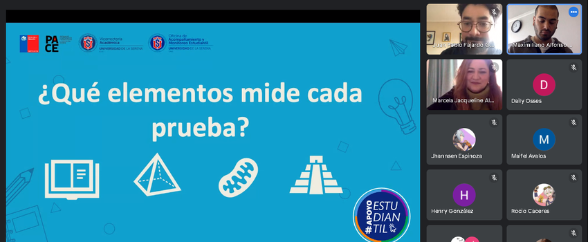 PEM PACE ULS realizó charla especial PDT enfocada para estudiantes de 4° medio