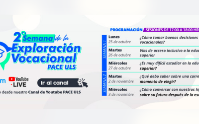 Equipo PEM PACE ULS presenta 2da Versión de la Semana Vocacional 2021
