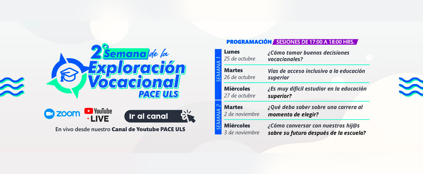 Equipo PEM PACE ULS presenta 2da Versión de la Semana Vocacional 2021